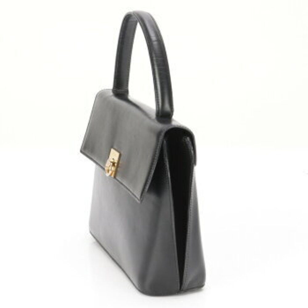 Celine top handle leather handbag tote shoulder bag black MME - Picture 5 of 14